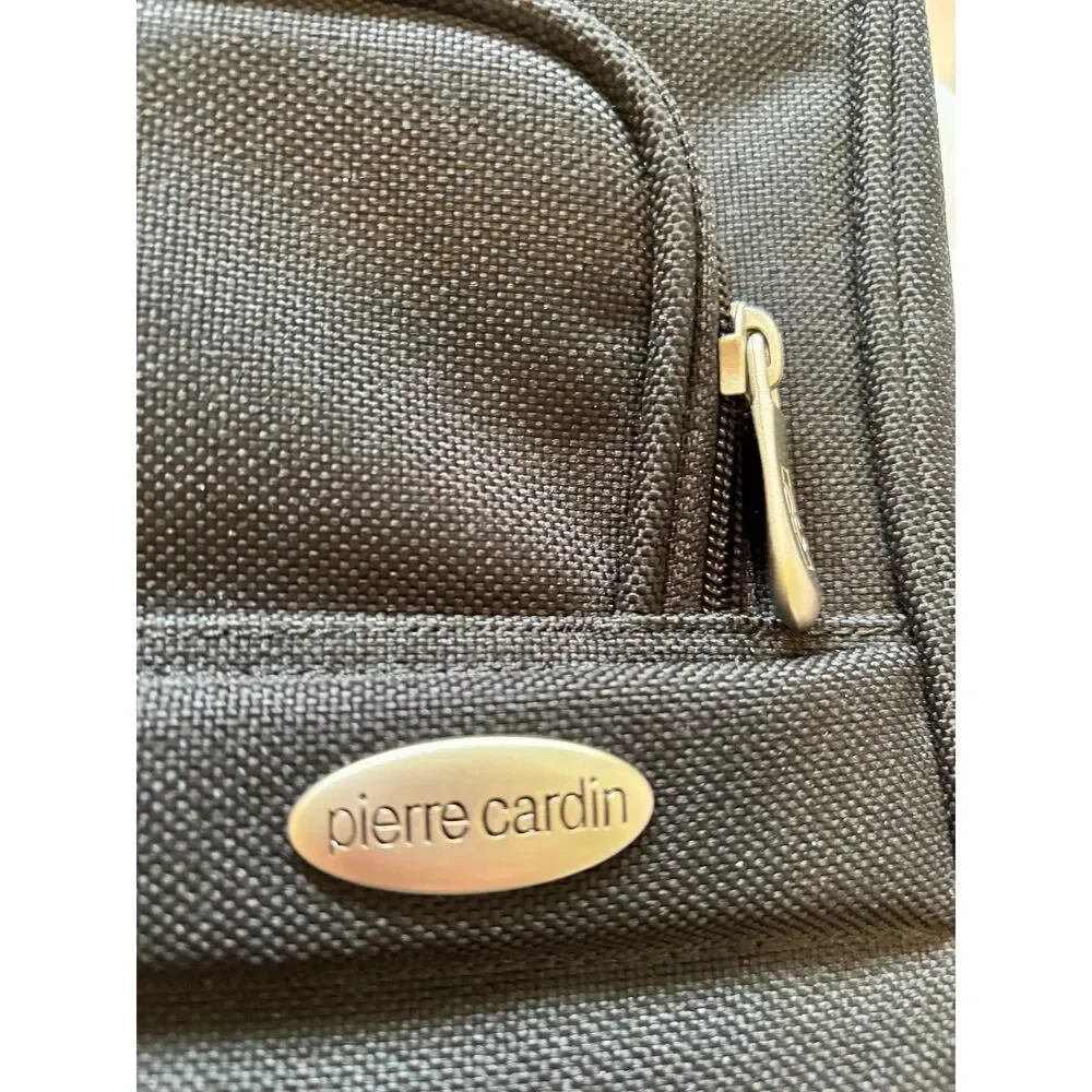 Pierre Cardin Badanco #54 Vintage 90s Black Nylon Overnight Travel Bag 13X9